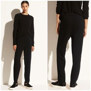 Vince Black Wool Cashmere Blend Slim Joggers Size S